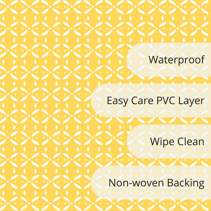 Home Direct Rectangular Oilcloth PVC Wipe Clean Tablecloth 140cm x