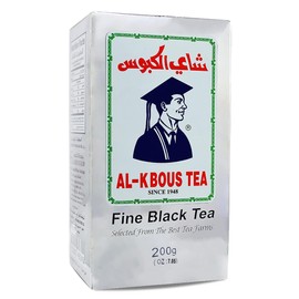 Fine Black Tea Al-Kbous Al Kbous Al Kaboos Soft Loose Egyptian Egypt Arab Arabic Natural With Pure Oriental Strong Rich Taste Halal شاى الكبوس (1 Pack = 7.05 oz / 200 gm)