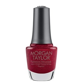 Morgan Taylor Nail Lacquer (Best Dressed) Red Nail Polish, Finger Nail Polish, Long Lasting Nail Polish, Metallic Red Nail Lacquer, Finger Nail Polishes.5 ounce