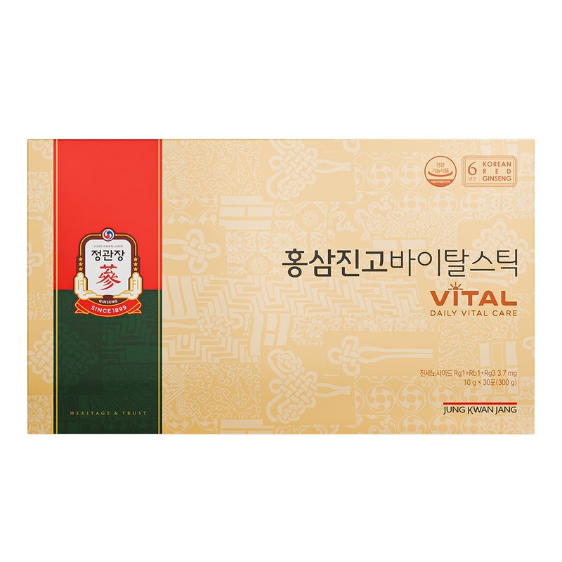 CheongKwanJang Red Ginseng Jingo Vital Stick 10g 30 packs /