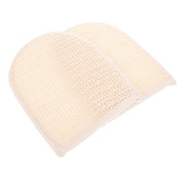 CAXUSD 2pcs Exfoliating Bath Gloves Skin-friendly Shower Scrubber for Deep Cleansing Gentle Exfoliation Compact Lightweight for Travel Use