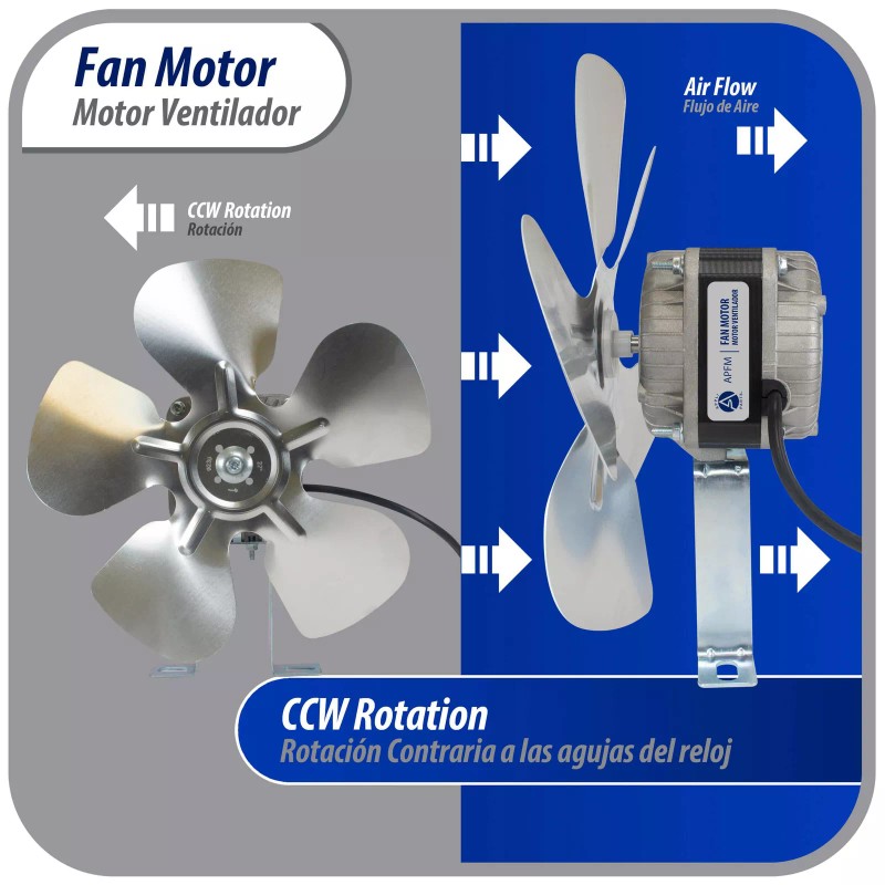 Appli Parts APFM-161E 16W refrigeration condenser and evaporator motor 115V