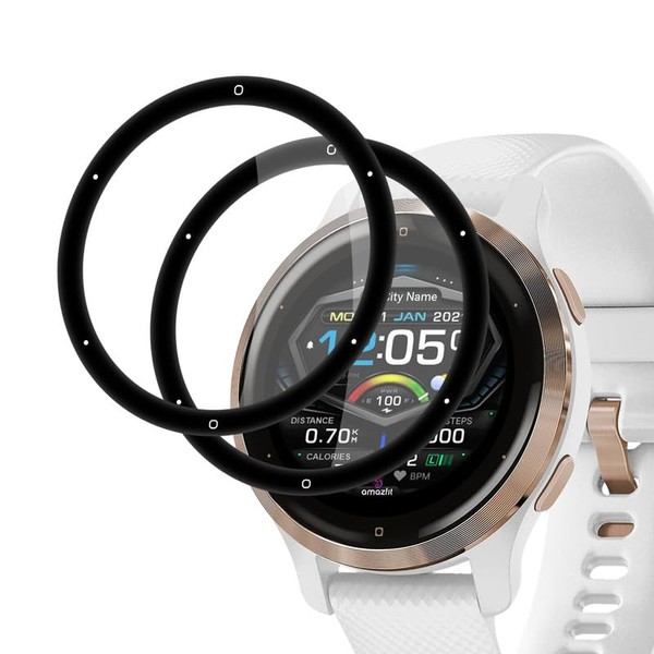 Devgoed [Pack of 2] for Garmin Venu 2s Soft TPU