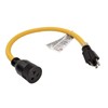 Parkworld NEMA 5-20 Extension Cord 5-20P to 5-20R (T Blade