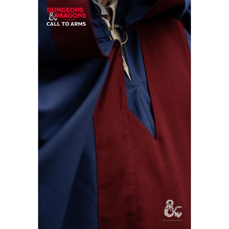 Burgschneider - Dungeons & Dragons Magician Cape Dark Blue/Bordeaux (Standard,