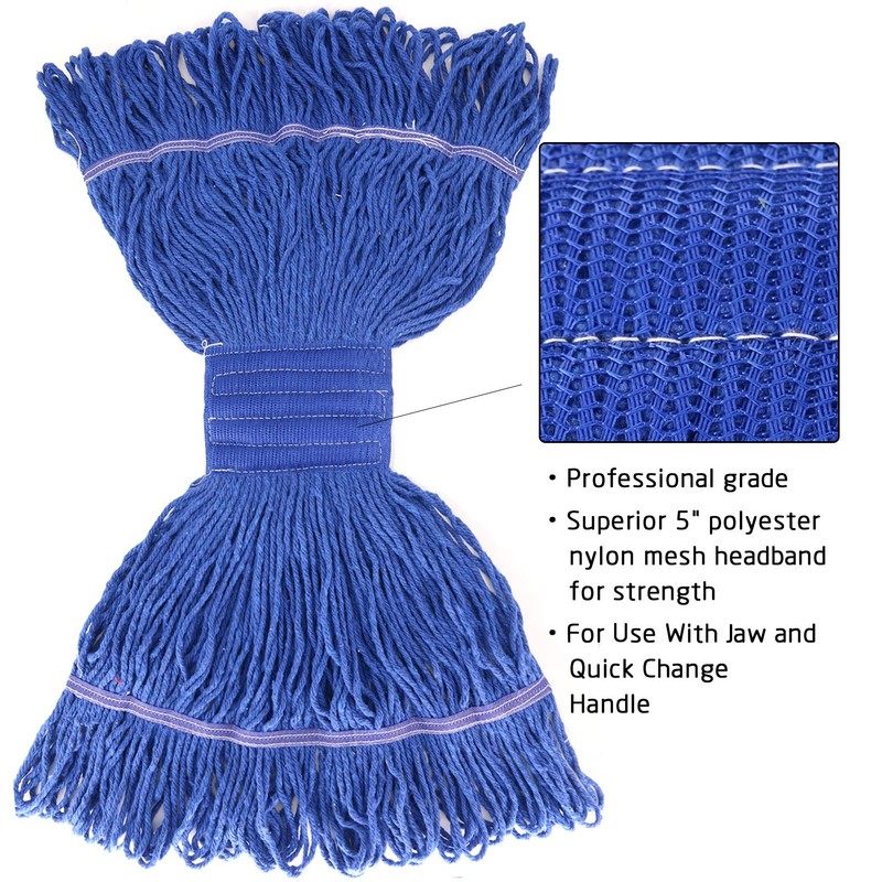 Loop End Commercial String Mop Head, String Cotton mop Heads,