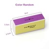 Adecco LLC 10 pcs 4 Way Colorful Nail Art Buffer