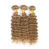 Honey Blonde Deep Wave Bundles Blonde Deep Curly Bundle 8A