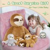 MorisMos 5 Pieces Sloth Cuddly Toy XXL Set, 56 cm