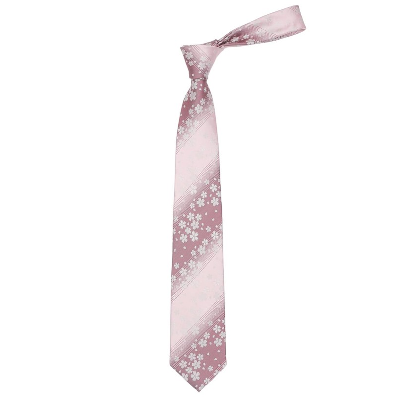 Fortunatokyo Necktie 24. Eternal Beauty Nishijin Woven Necktie FT-T24PK Pink