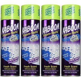 Kaboom Foam-Tastic Fresh Scent Bathroom Cleaner, 19 oz, 4 count