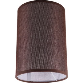 Kichvoe Drum Lamp Shape, Fabric Cylinder Lamp Shades Spider Construction Lamp Shade Clip On Light Covers Replacement Pendant Light Shade for Table Floor Light Coffee