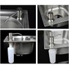 K28-261S Built-In Soap Dispenser for Sink, Kitchen or Washbasin, Stainless