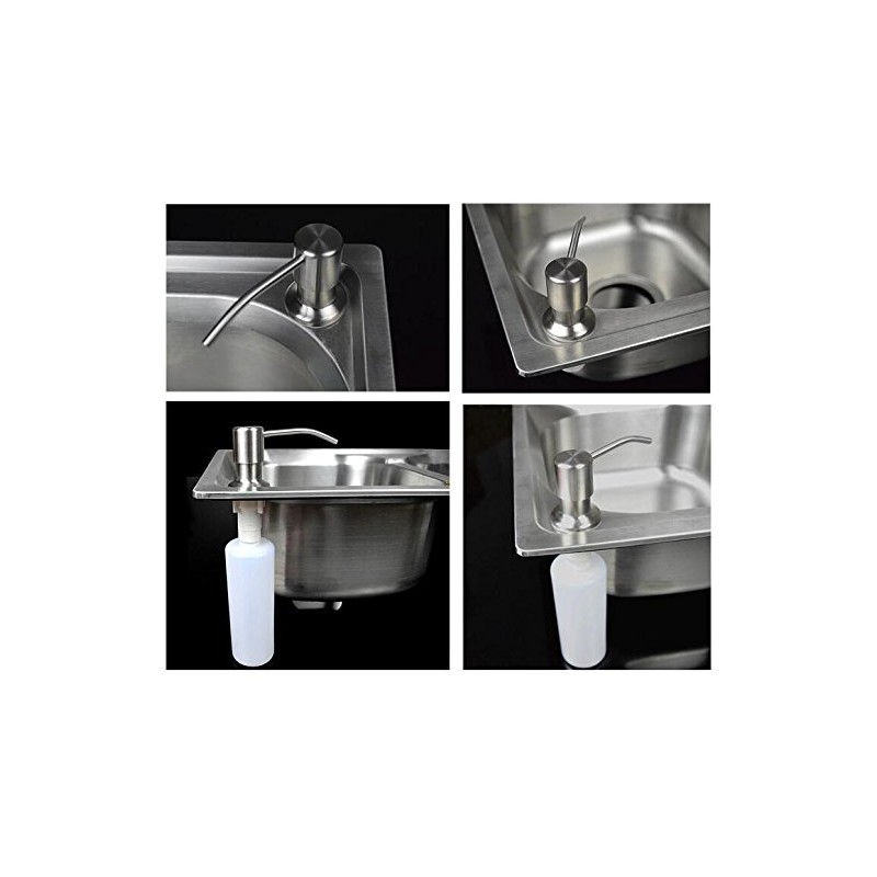 K28-261S Built-In Soap Dispenser for Sink, Kitchen or Washbasin, Stainless