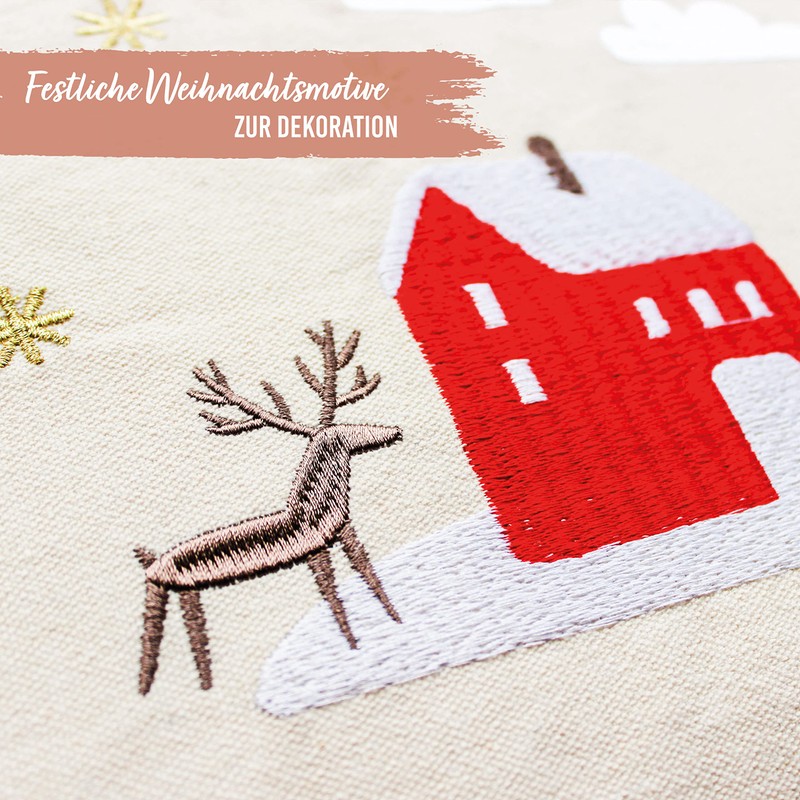 Papierdrachen Christmas Cushion Covers with the Saying Baby It's Cold