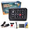 6 Gang Switch Panel with Automatic Dimmable On-Off LED Switch