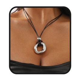 Yalice Gold Seashell Starfish Necklaces for Women Big Conch Sun Pendant Necklace Boho Flower Statement Cord Necklace Surfer Mermaid Costume Ocean Jewelry, Metal, alloy