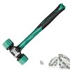 Rubber Hammer Mallet, Non-Slip Rubber Hammer Mallet for Dorm Bed,