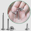 YIYINOE Self-tapping screws, M4.8 x 32 mm, 115 PCS-410 stainless