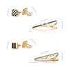 Wynameleri Mens Tie Clips and Cufflinks Set 12 PCS Formal