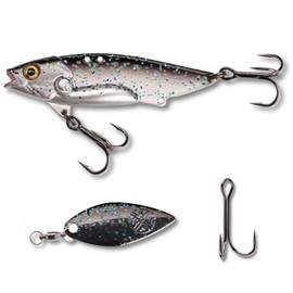 LMAB Techno Vibe Vibration Bait, 3 Sizes, Cicada, Blade Bait, Lipless Crankbait, Fishing Lure for Predator Fishing, Fishing Bait for Zander & Perch, Cicadas (Galaxy, 25 g, 6.5 cm)