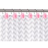 SIMPLE CLEVER HOMES 365 Cute Flower Shower Curtain Hooks, Glow