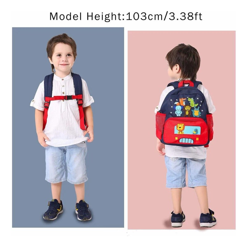 Willikiva Linda 3d Zoo Mochila Kids Para Niños Y Niñas
