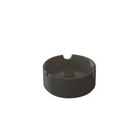 WACA 9804 Plastic Ashtray Fireproof Colour: Black