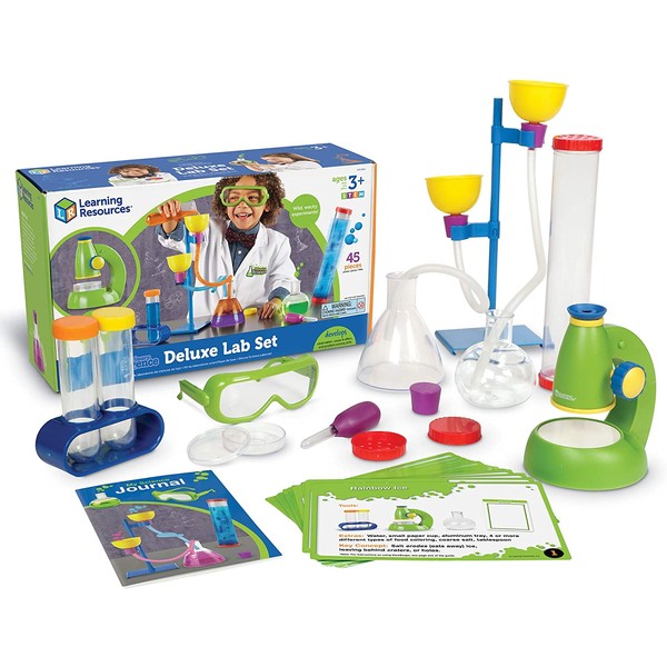 Learning Resources Primary Science Deluxe Lab Set, Science Kit, 45 Piece Set, Ages 3+