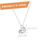 ABOOFAN 5pcs Elegant and Timeless Mother's Day Necklace Heart Shape