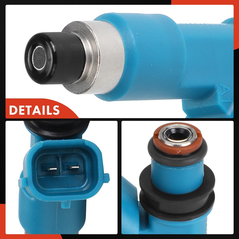 A-Premium Set of 4 Fuel Injectors Compatible with Subaru Impreza