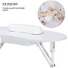 Yaheetech 37-inch Portable & Foldable Manicure Table Nail Desk Workstation