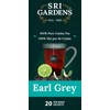 Sri Gardens Tea Earl Grey Tea Bags, 20 count