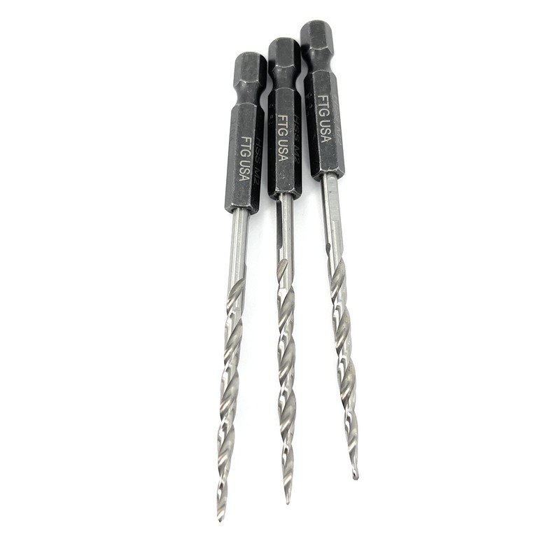 FTG USA Tapered Countersink Drill Bit Set 3 Pc #6