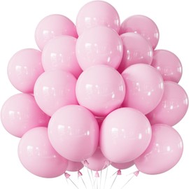 Light Pink Balloons 12 Inch – 24pcs Pastel Pink Latex Balloons for Baby Shower, Gender Reveal, Girls Birthday, Bridal Shower, DIY Party Decor, Perfect for Small Gatherings