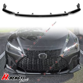 ZTT For 2021-2025 Lexus IS350   F-Sport V-Style Painted Black Front Bumper Lip