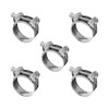 T Bolt Hose Clamps，5 Pieces 26-28MM Durable Exhaust Clamp Set,