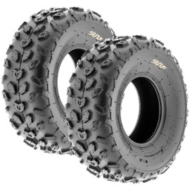 SunF A014 XC-Sport ATV & Go Kart 19x7-8 Knobby Tires, 6 PR, Tubeless (Pair of 2)