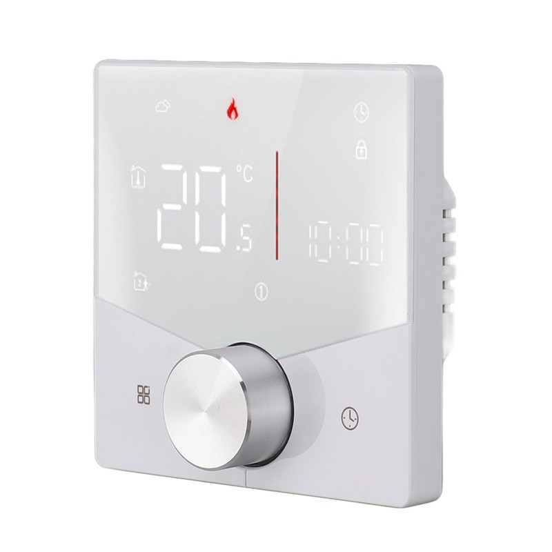 Smart Thermostat Knob Design LCD Color Display Panel Digital Thermostat