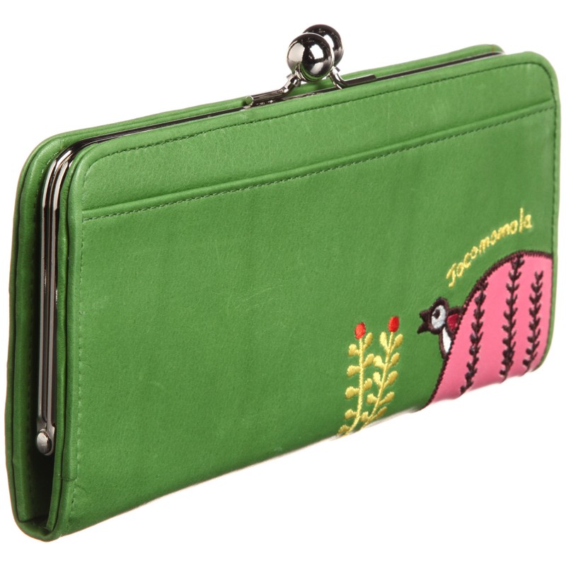 Hocomomora Campo 5388004 Gama Long Wallet, green