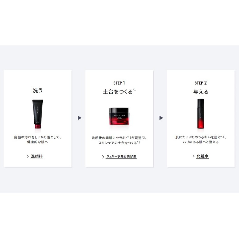 ASTALIFT Men 【Approx. 2-Week Mini Set Included】 Jelly Aqualista (Jelly-like