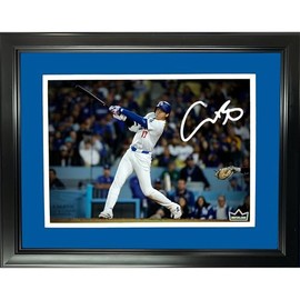 Framed Shohei Ohtani Facsimile Laser Engraved Signature Auto 11"x14"Baseball Photo HOFSM Holo
