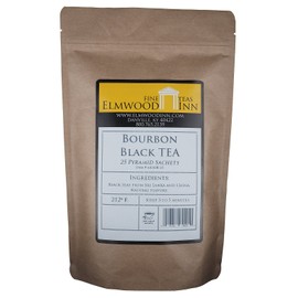 Elmwood Inn Fine Teas, Bourbon Black Tea, 25 Pyramid Sachet Tea Bags