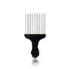 Steel Comb, Professional Hair Styling Comb Anti-Static Afro Comb With
