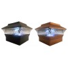 Garden Sunlight 6 Pack 4x4 Solar Powered Plastic Black/Copper LED
