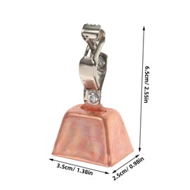 Outanaya 10pcs Fishing Bell Durable Fishing Rod Bells Loud Alert Design for Easy Bite Detection User Friendly Attachment for Anglers