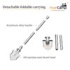 AceCamp Mini Shovel Foldable Detachable Portable Small Hand Shovel with