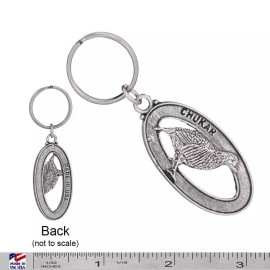 Chukar Keychain, B035KC, 2 Inches, Game Bird, Hunting, Wildlife, Gift, Metal