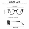 Cyxus P1574 Magnetic Glasses, Glasses and Sunglasses, 2-Way Glass, Clip-On,