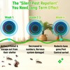 Mini Pest Control Device, 360° Indoor Mouse Repellent Plug in,